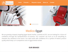 Tablet Screenshot of medico-ins.com